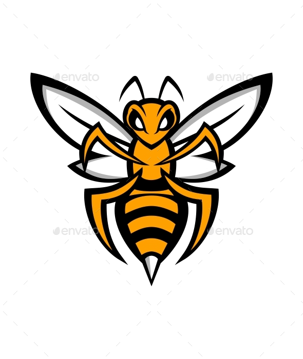 Hornet Mascot by crapit | GraphicRiver